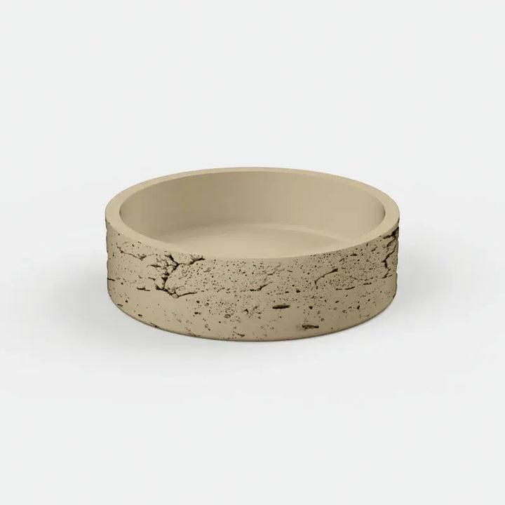 HOOP RAW BASIN Surface mount basin Nood Co.