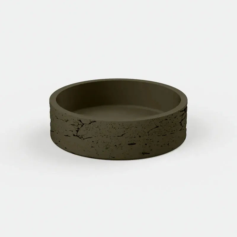 HOOP RAW BASIN Surface mount basin Nood Co.