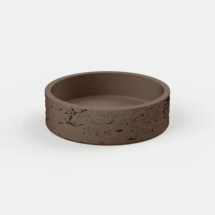 HOOP RAW BASIN Surface mount basin Nood Co.