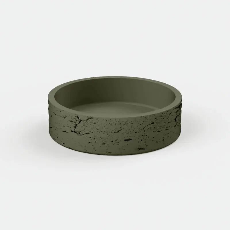HOOP RAW BASIN Surface mount basin Nood Co.