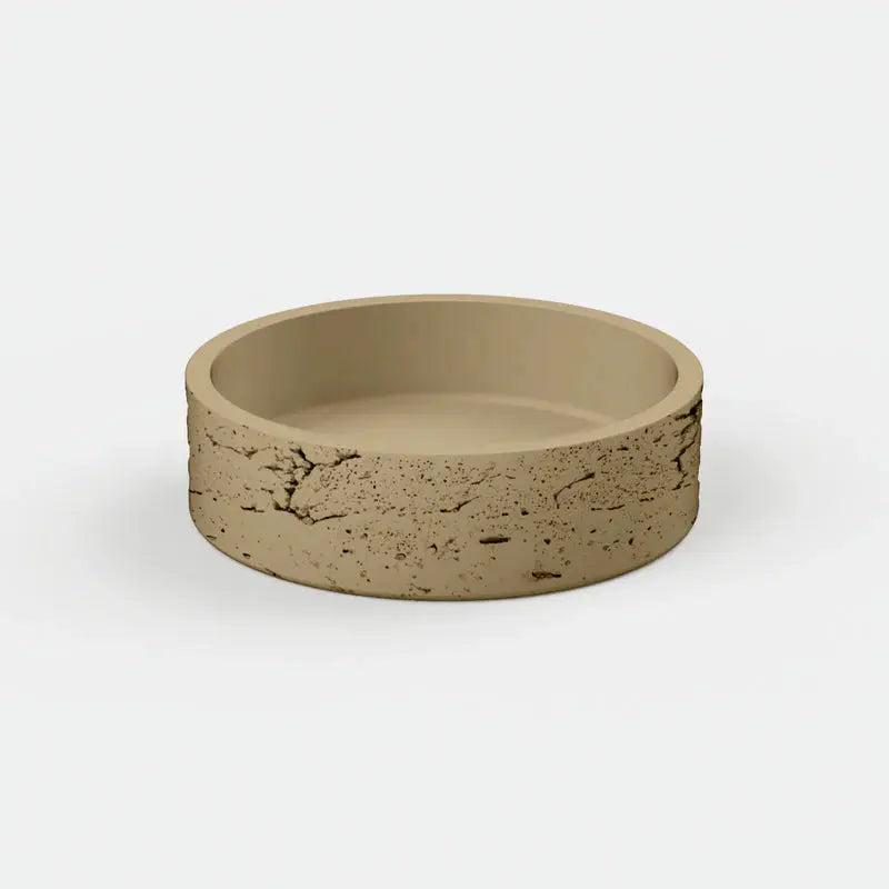 HOOP RAW BASIN Surface mount basin Nood Co.