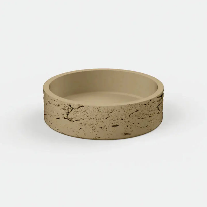 HOOP RAW BASIN Surface mount basin Nood Co.