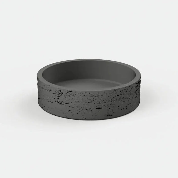 HOOP RAW BASIN Surface mount basin Nood Co.