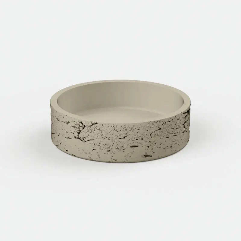 HOOP RAW BASIN Surface mount basin Nood Co.