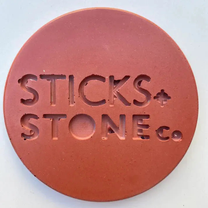 Concrete Rectangle Rugged Basin Sticks and Stone Co