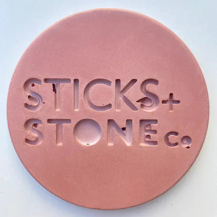 Concrete Rectangle Rugged Basin Sticks and Stone Co