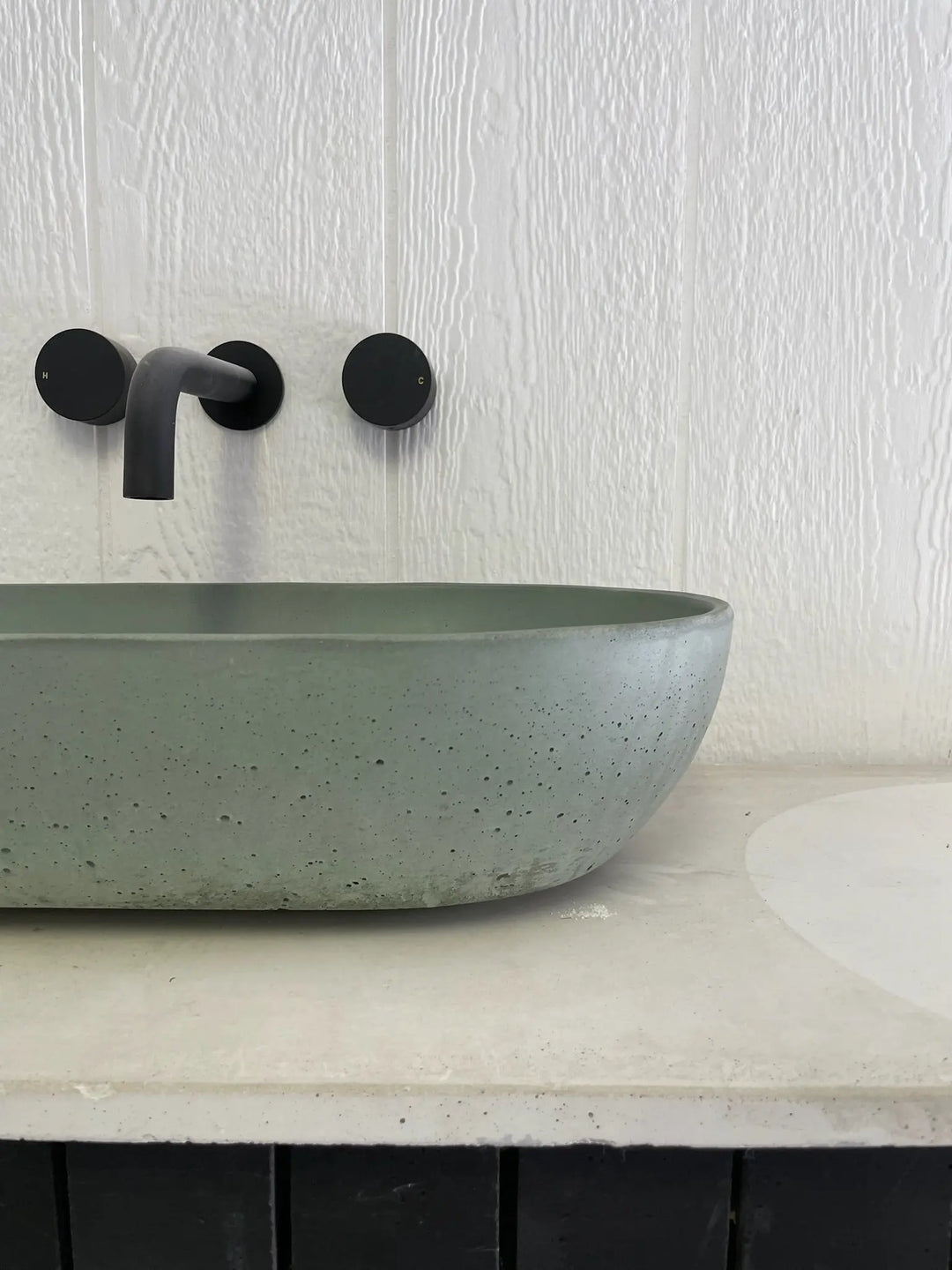 Skal Concrete Basin Above Counter Concrete Republic
