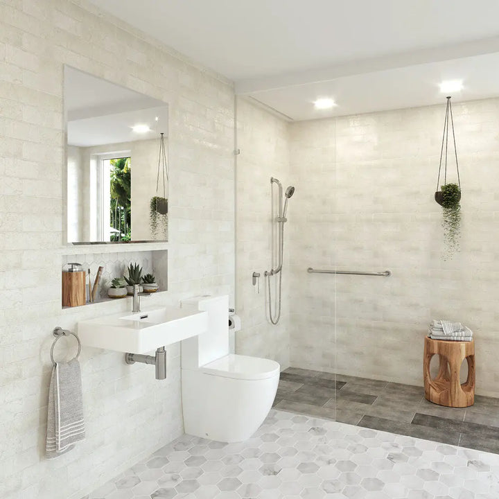 ALIX Back-to-Wall Extra Height Suite, Gloss White (Geberit or R&amp;T flush systems) Fienza