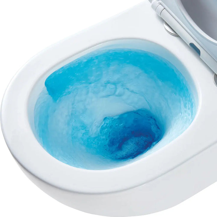 KOKO Gloss White Tornado Wall-Hung pan &amp; seat Fienza