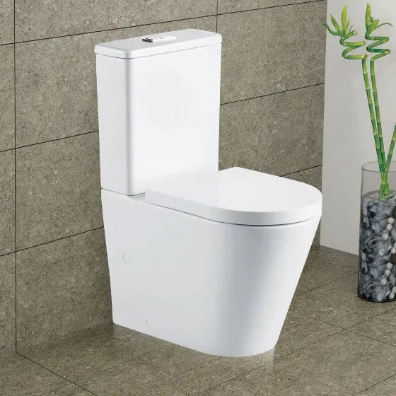 Aluca Back-to-Wall Toilet Suite Tornado Flush (Geberit or R&amp;T Flush Systems) Fienza