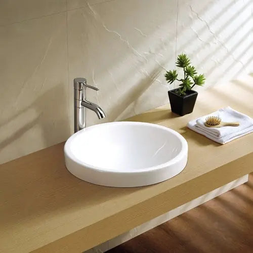 Last One - Round Semi-Inset Basin 460mm Ceramic Exchange