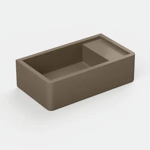 SHELF 01 BASIN wall mounted basin *No Taphole, No overflow* (On display) Nood Co.