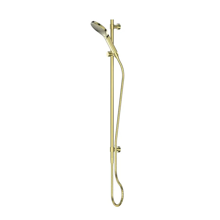 Lavish BubbleJET Rail Shower; Bottom/Top Inlet; Adjustable rail to 750mm Greens
