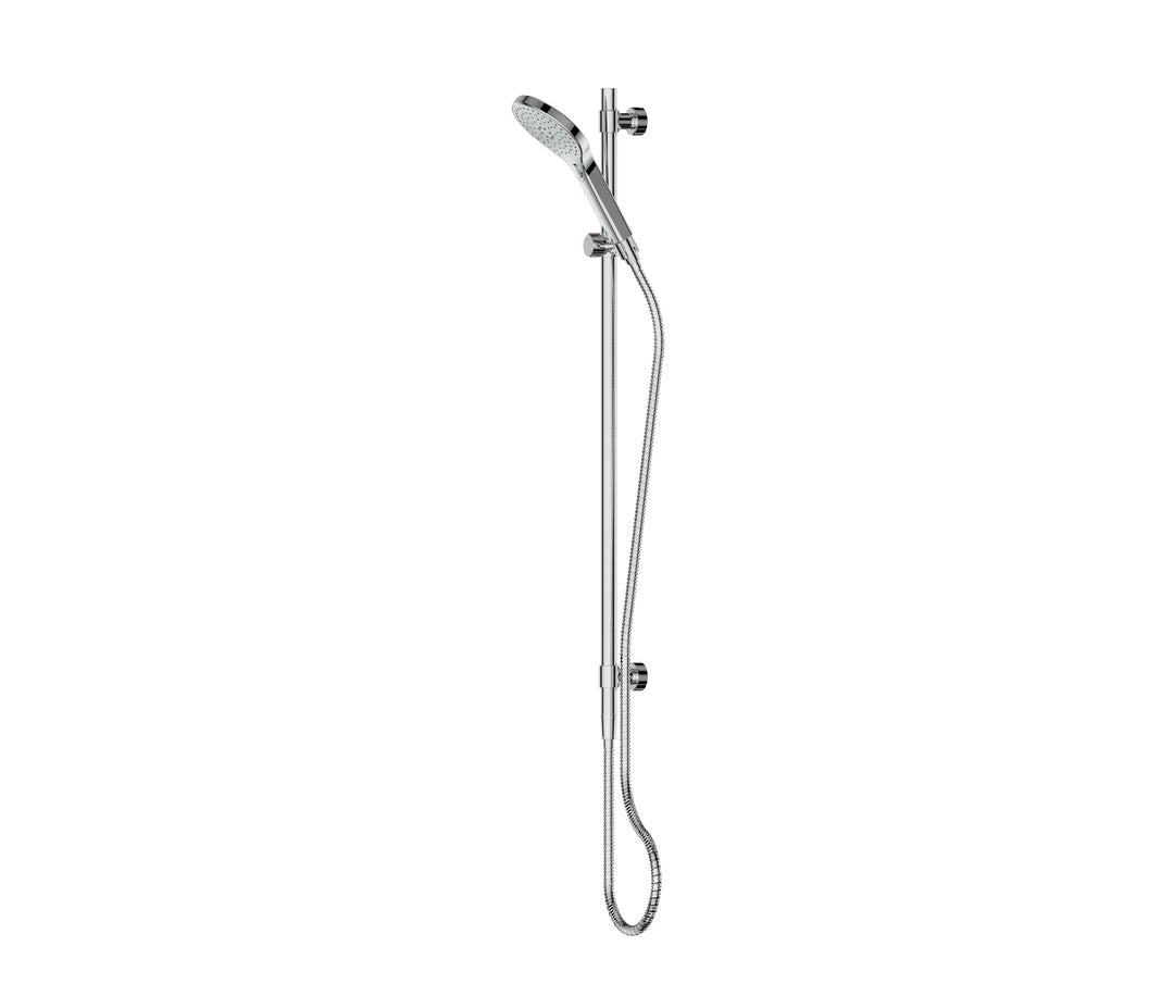 Lavish BubbleJET Rail Shower; Bottom/Top Inlet; Adjustable rail to 750mm Greens