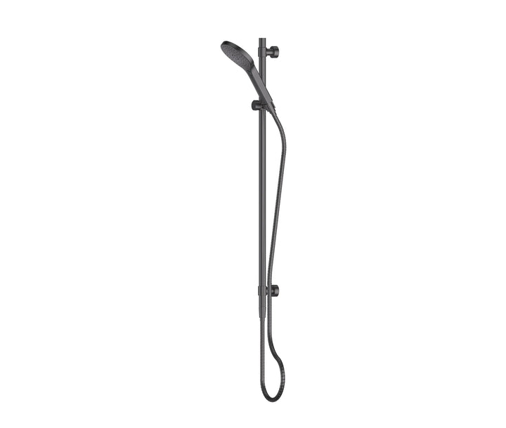 Lavish BubbleJET Rail Shower; Bottom/Top Inlet; Adjustable rail to 750mm Greens