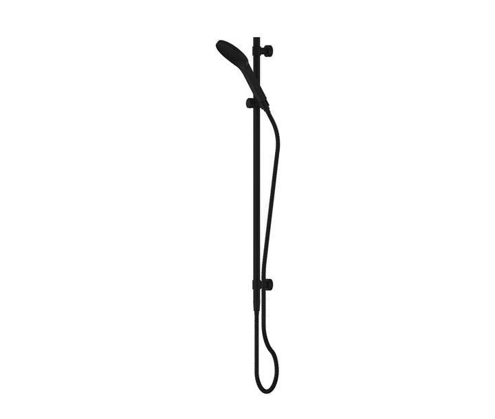 Lavish BubbleJET Rail Shower; Bottom/Top Inlet; Adjustable rail to 750mm Greens