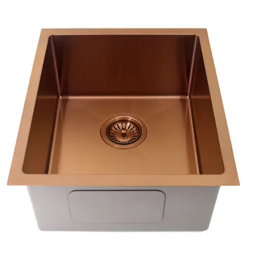 Coloured Single Bowl Sink 26L 440 x 380mm - various finishes Modern National