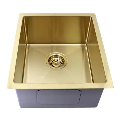 Coloured Single Bowl Sink 26L 440 x 380mm - various finishes Modern National