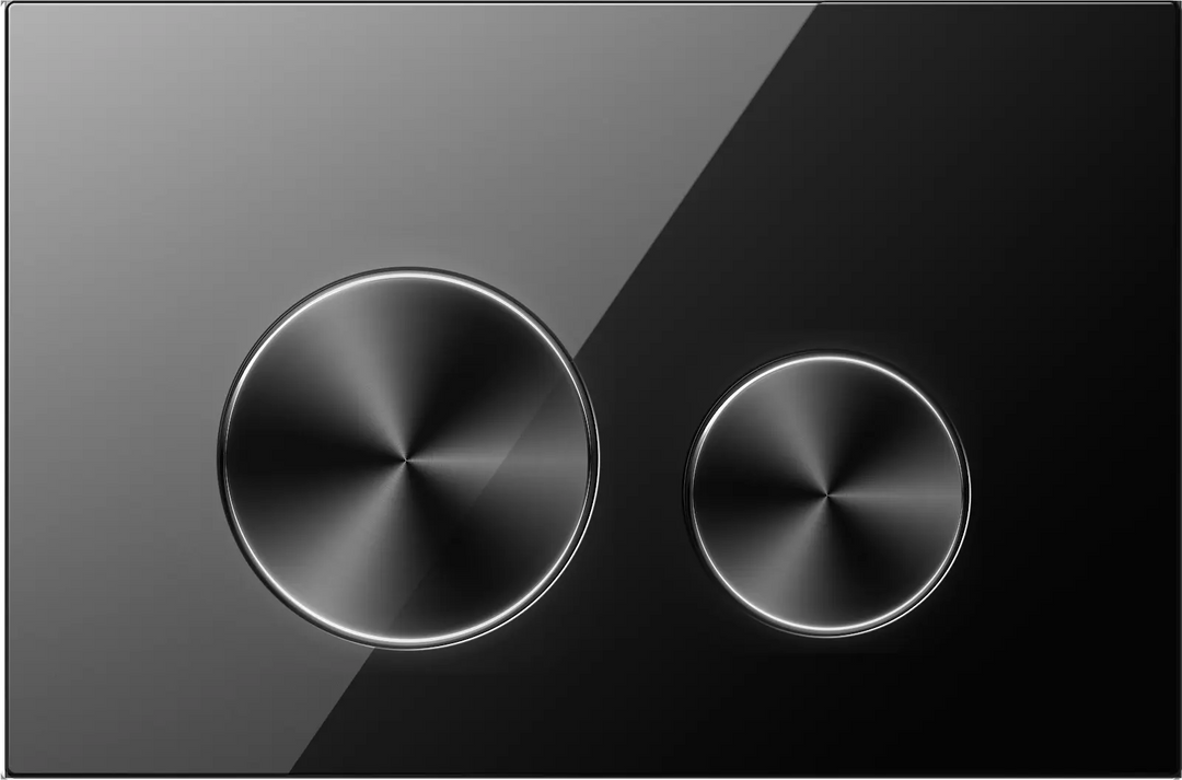 BelBagno Glass Round Flushplate - Various finishes Belbagno