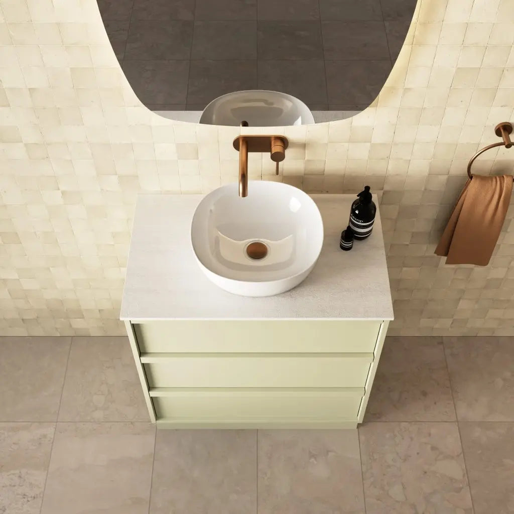 Marlo Vanity with top and basin - wall hung or freestanding Marquis