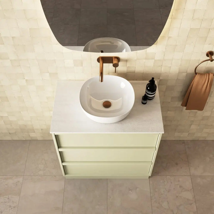 Marlo Vanity with top and basin - wall hung or freestanding Marquis