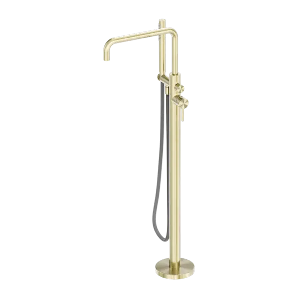 ZEN SS316L FREESTANDING BATH MIXER WITH OUTDOOR SHOWER HOSE - Various Finishes Nero tapware