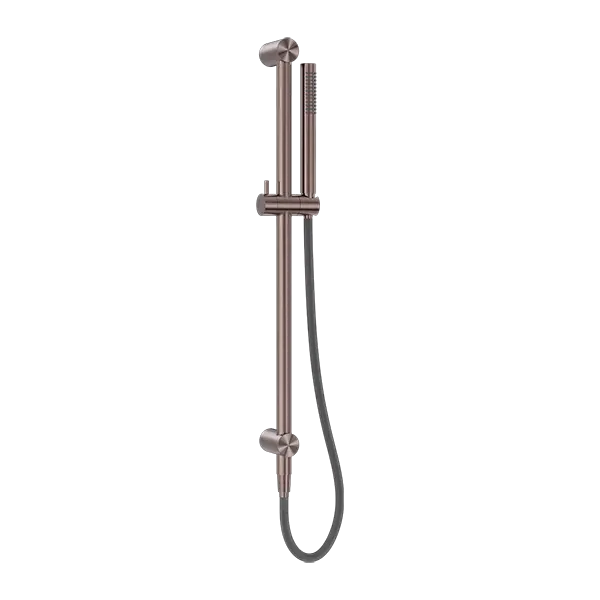 ZEN SS316L SHOWER RAIL WITH OUTDOOR SHOWER HOSE - Various Finishes Nero tapware