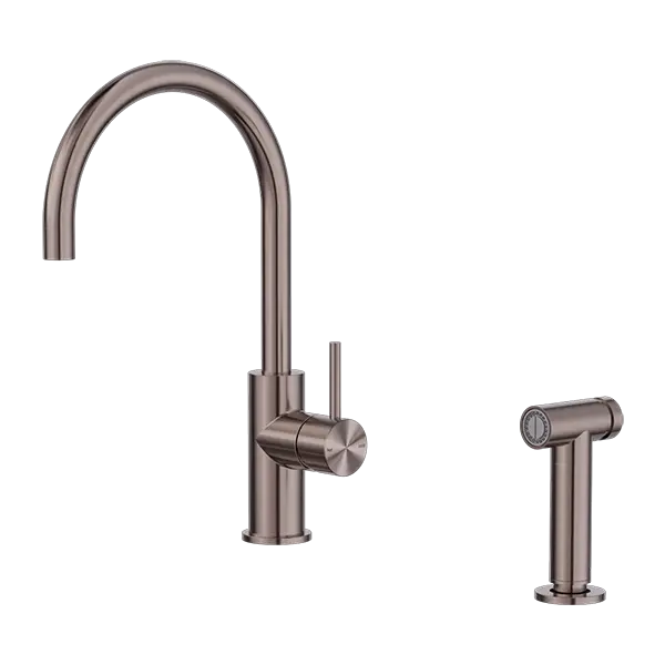 ZEN SS316L KITCHEN MIXER WITH HAND SPRAY - Various Finishes Nero tapware