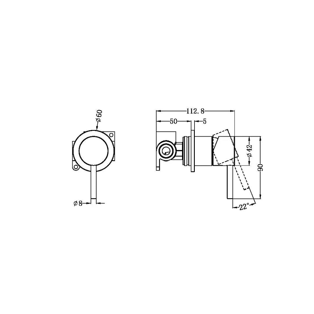 ZEN SS316L SHOWER MIXER - Various Finishes Nero tapware