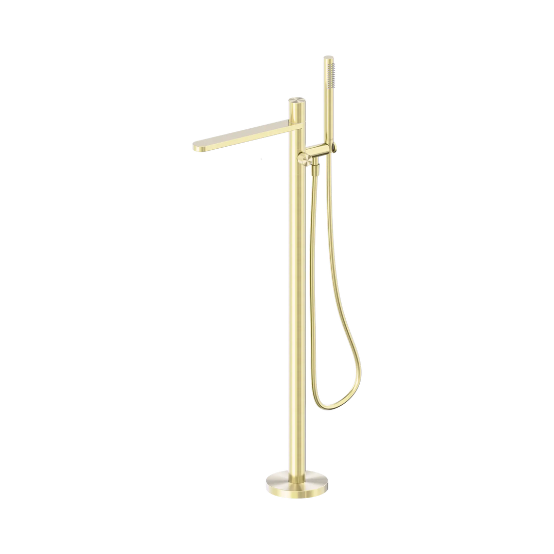 Pure SS316L Progressive Freestanding Bath Mixer Nero tapware