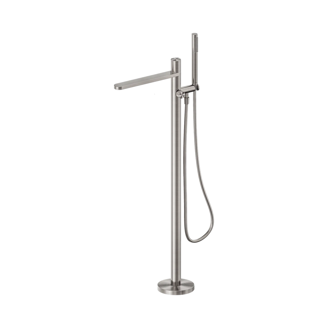 Pure SS316L Progressive Freestanding Bath Mixer Nero tapware