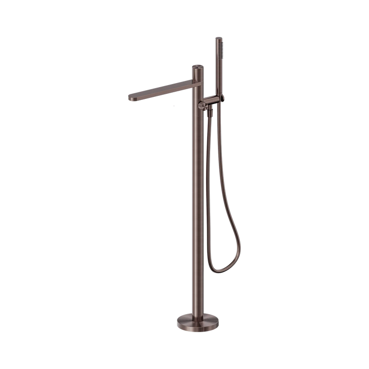 Pure SS316L Progressive Freestanding Bath Mixer Nero tapware