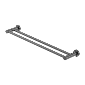 Mecca Double Towel Rail 600/800mm Nero tapware