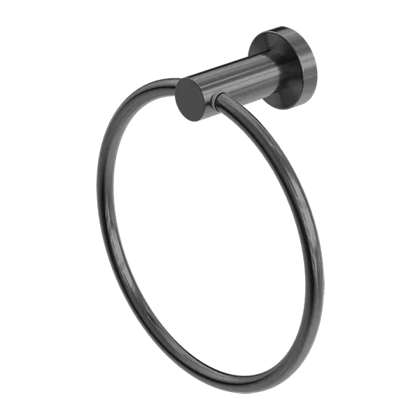 Mecca  Hand Towel Ring Nero tapware