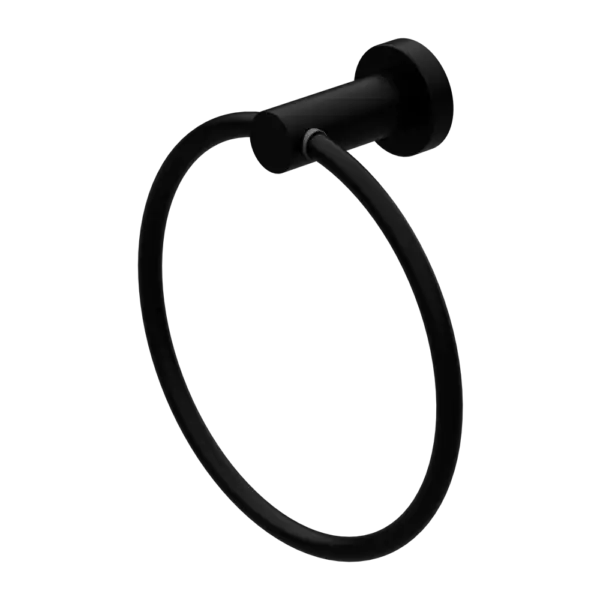 Mecca  Hand Towel Ring Nero tapware