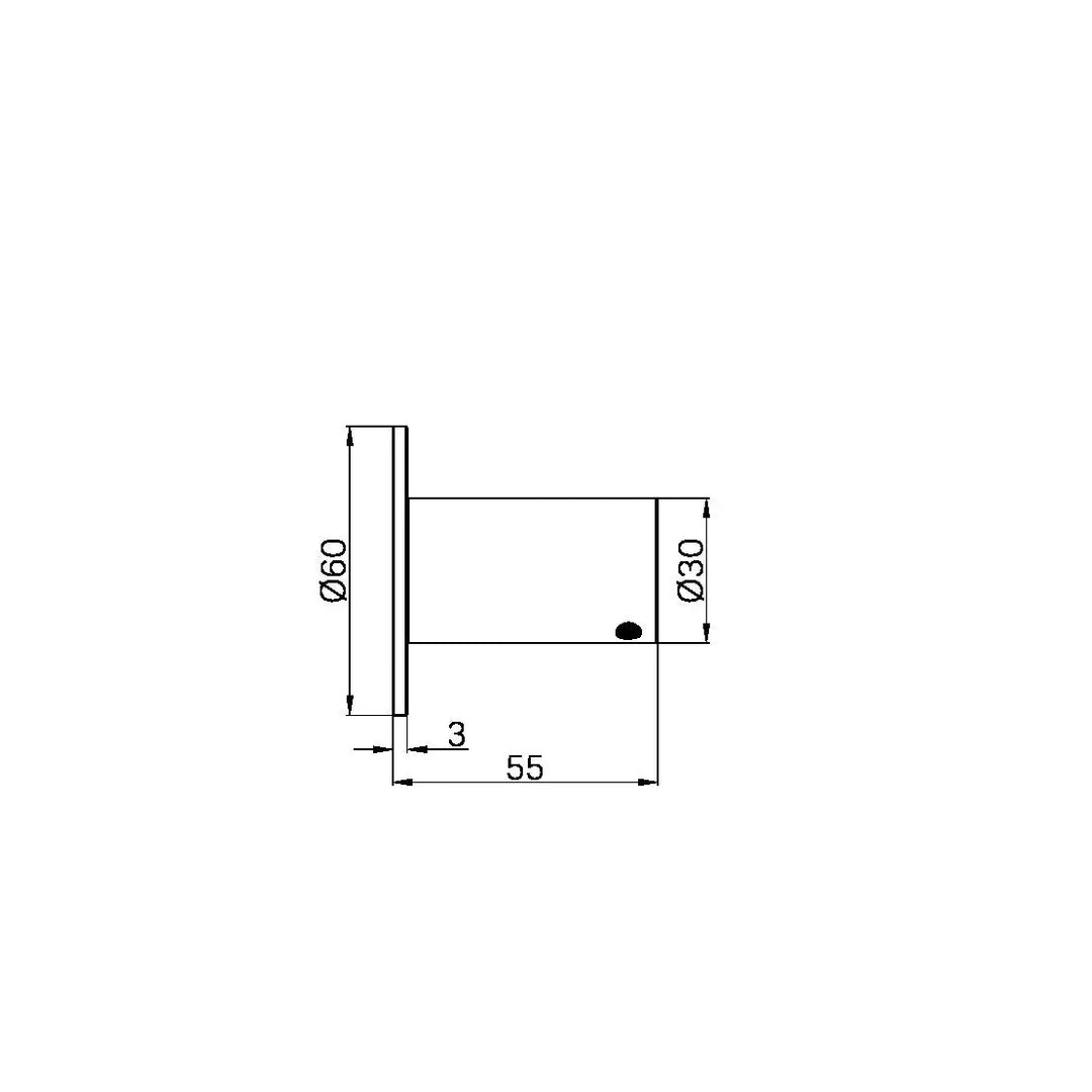 Mecca Robe Hook II Nero tapware
