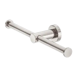 Mecca Double Toilet Roll Holder Nero tapware