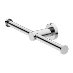 Mecca Double Toilet Roll Holder Nero tapware