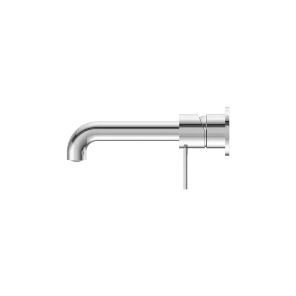 MECCA WALL BASIN/BATH MIXER SEPARATE BACK PLATE 120/160/185/230/260MM Nero tapware