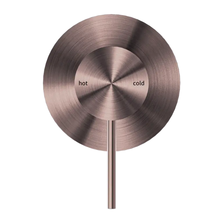 Last one - MECCA SHOWER MIXER 80MM PLATE BRUSHED BRONZE Nero tapware