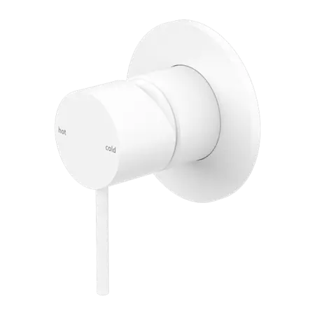 MECCA SHOWER MIXER 80MM PLATE Nero tapware