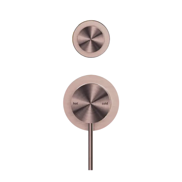 MECCA SHOWER MIXER WITH DIVERTOR SEPARATE BACK PLATE Nero tapware
