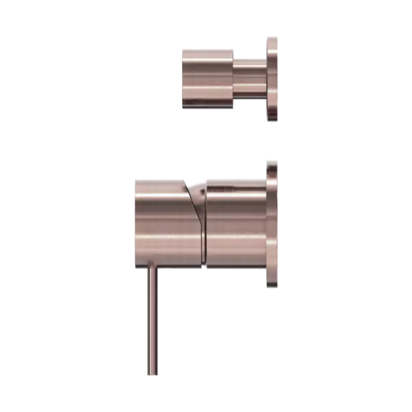 MECCA SHOWER MIXER WITH DIVERTOR SEPARATE BACK PLATE Nero tapware