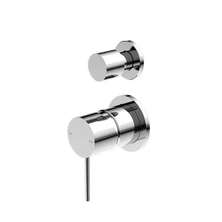MECCA SHOWER MIXER WITH DIVERTOR SEPARATE BACK PLATE Nero tapware