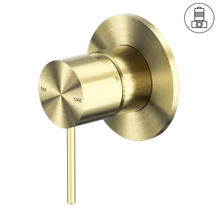 MECCA SHOWER MIXER 80MM PLATE Nero tapware
