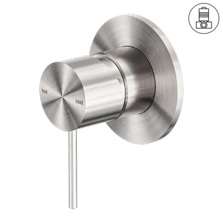 MECCA SHOWER MIXER 80MM PLATE Nero tapware