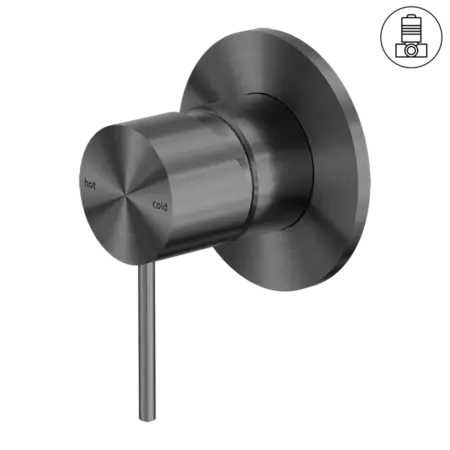 MECCA SHOWER MIXER 80MM PLATE Nero tapware