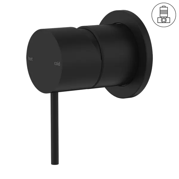 MECCA SHOWER MIXER 60MM PLATE Nero tapware