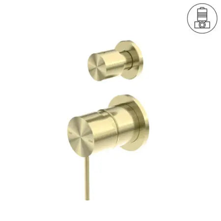 MECCA SHOWER MIXER WITH DIVERTOR SEPARATE BACK PLATE Nero tapware