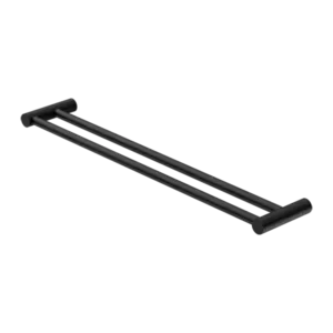 New Mecca Double Towel Rail 600/800mm Nero tapware